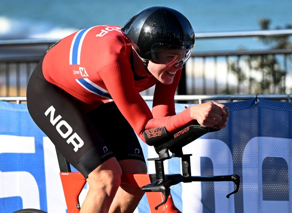 S&oslash;ren W&aelig;renskjold on his way to victory
