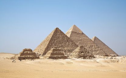 The pyramids of Giza in Egypt