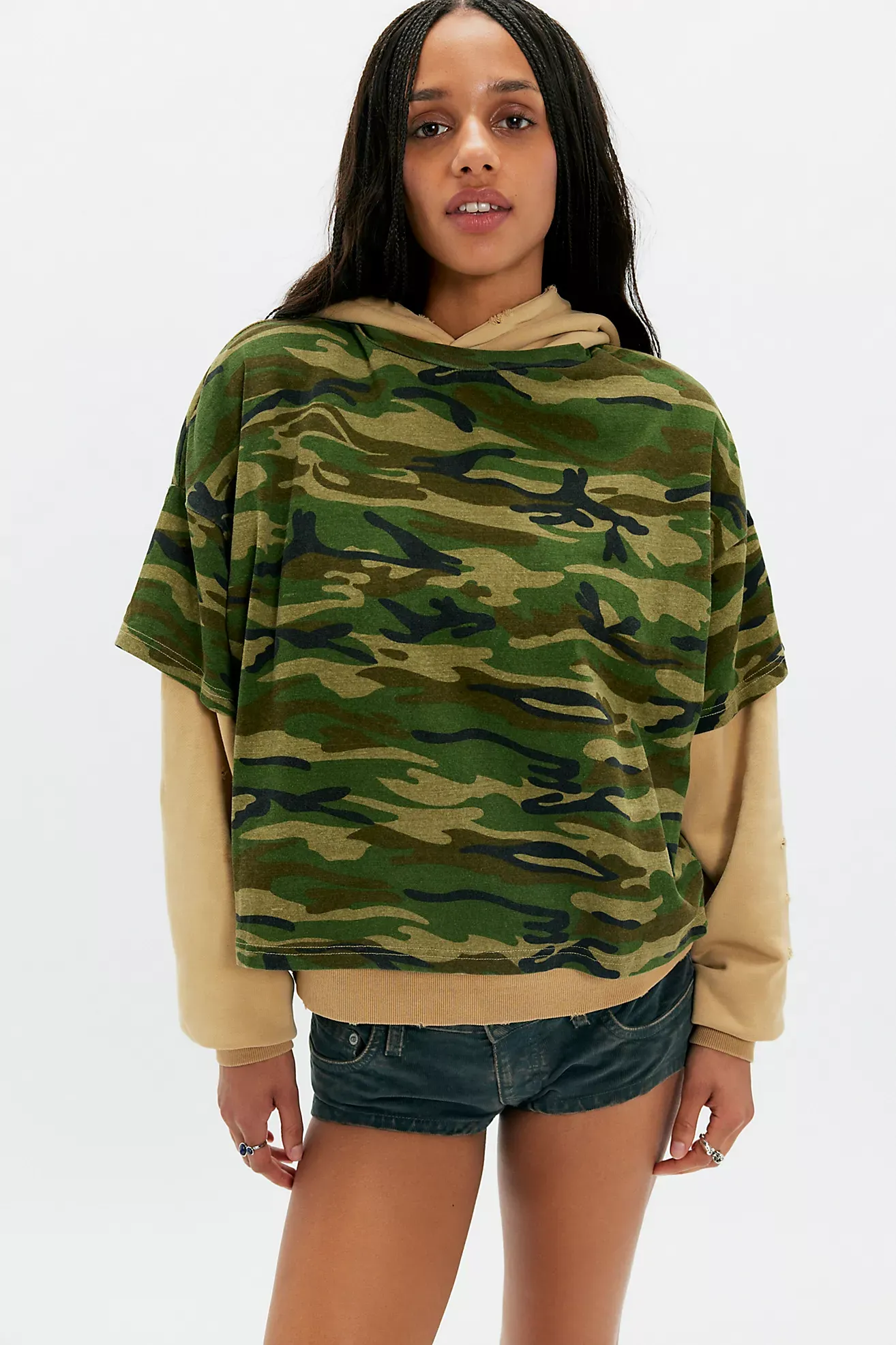 Free People, Found Double Layer Hoodie