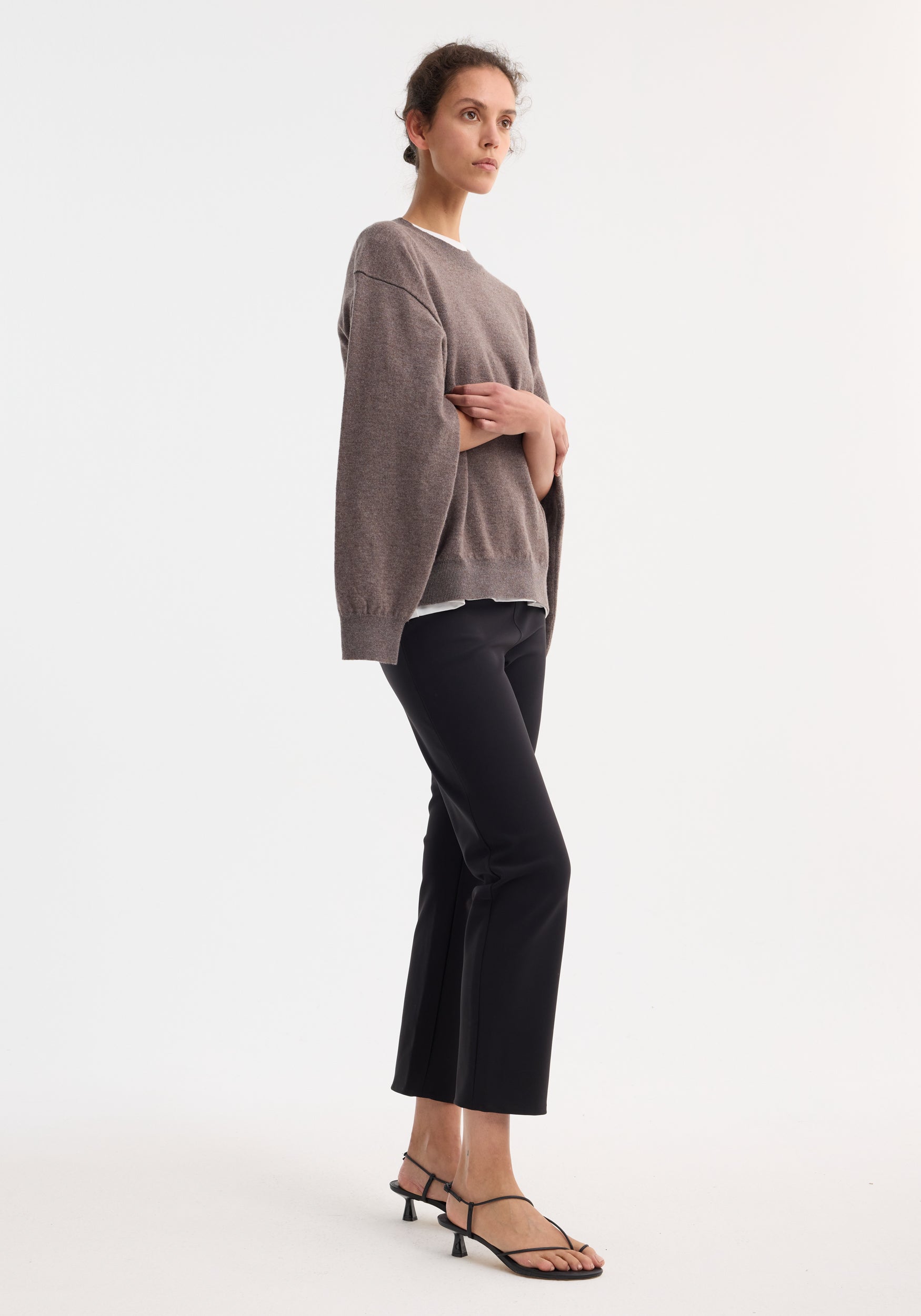 Cigarette Scuba Trousers | Black