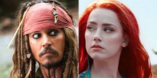 Johnny Depp Pirates of the Caribbean, Amber Heard Aquaman