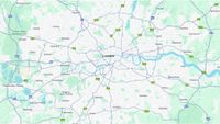 Screenshot of London via Google Maps