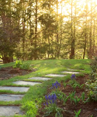 Spring Garden Path,Four Chimneys Inn, Manchester, Vermont