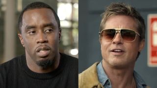 Diddy on his YouTube channel/Brad Pitt in F1