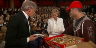 Ellen DeGeneres hosting the Oscars
