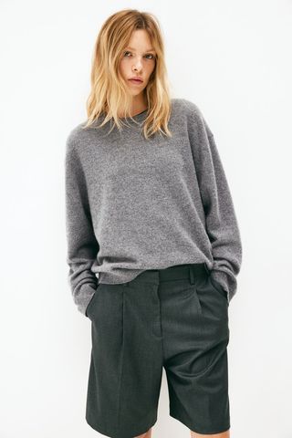 Fine-Knit Cashmere Jumper