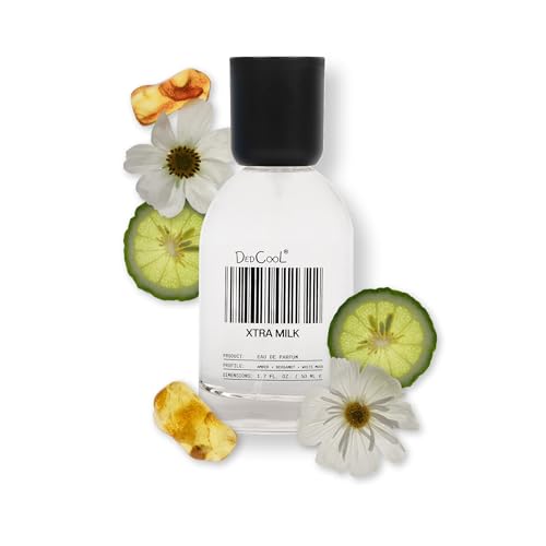 Dedcool Eau De Parfum | Xtra Milk | Bergamot, White Musk &amp;amp; Amber | Clean Unisex Fragrance | Non-Toxic, Vegan | 1.7 Fl Oz