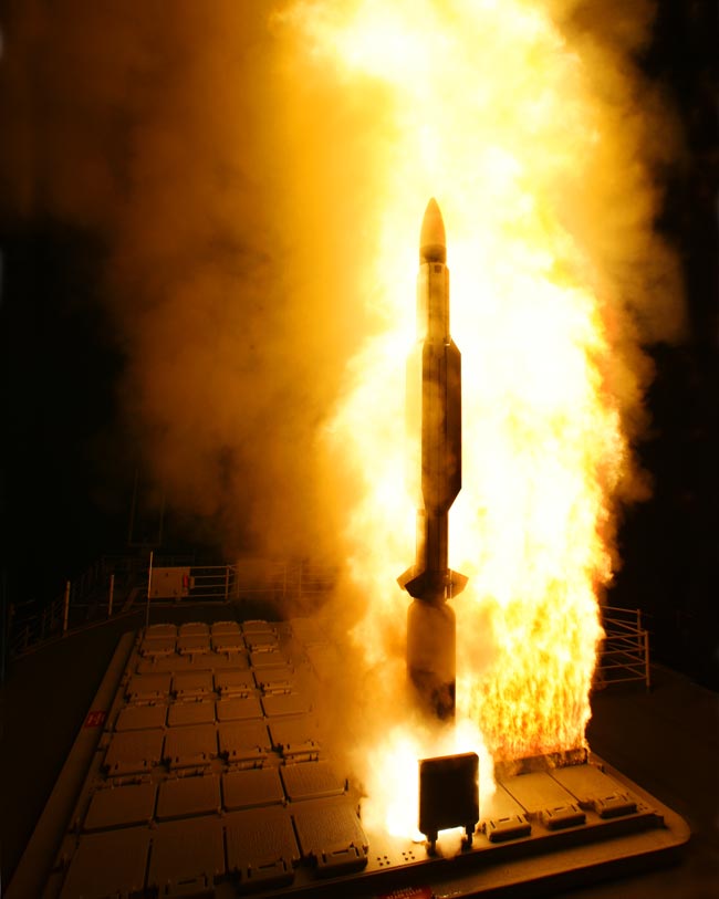 sm 3 missile launch