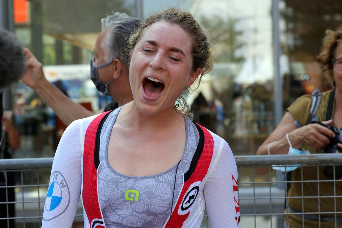 2021 UEC Road European Championships Trento Elite Womens Individual Time Trial 224 km 09092021 Marien Reusser Switzerland photo Ilario BiondiBettiniPhoto2021