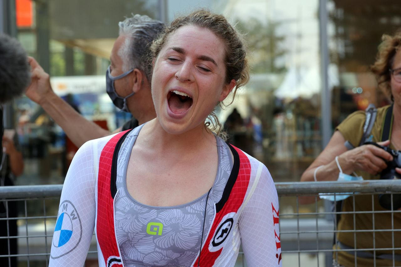 2021 UEC Road European Championships Trento Elite Womens Individual Time Trial 224 km 09092021 Marien Reusser Switzerland photo Ilario BiondiBettiniPhoto2021