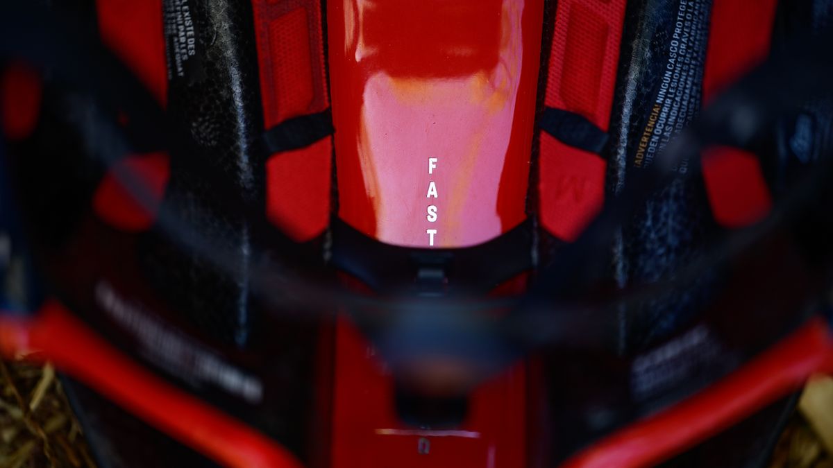 Trek Ballista MIPS tagline on inside