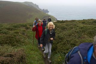 Group of adults on a hike