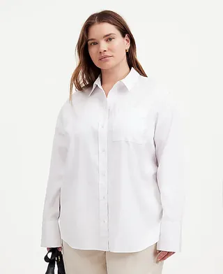 madewell, Plus Relaxed Button-Up Shirt