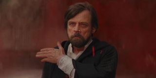 Mark Hamill as Luke Skywalker in Star Wars: The Last Jedi