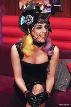 Lady Gaga on Jonathan Ross in telephone costumes - Fashion News - Marie Claire