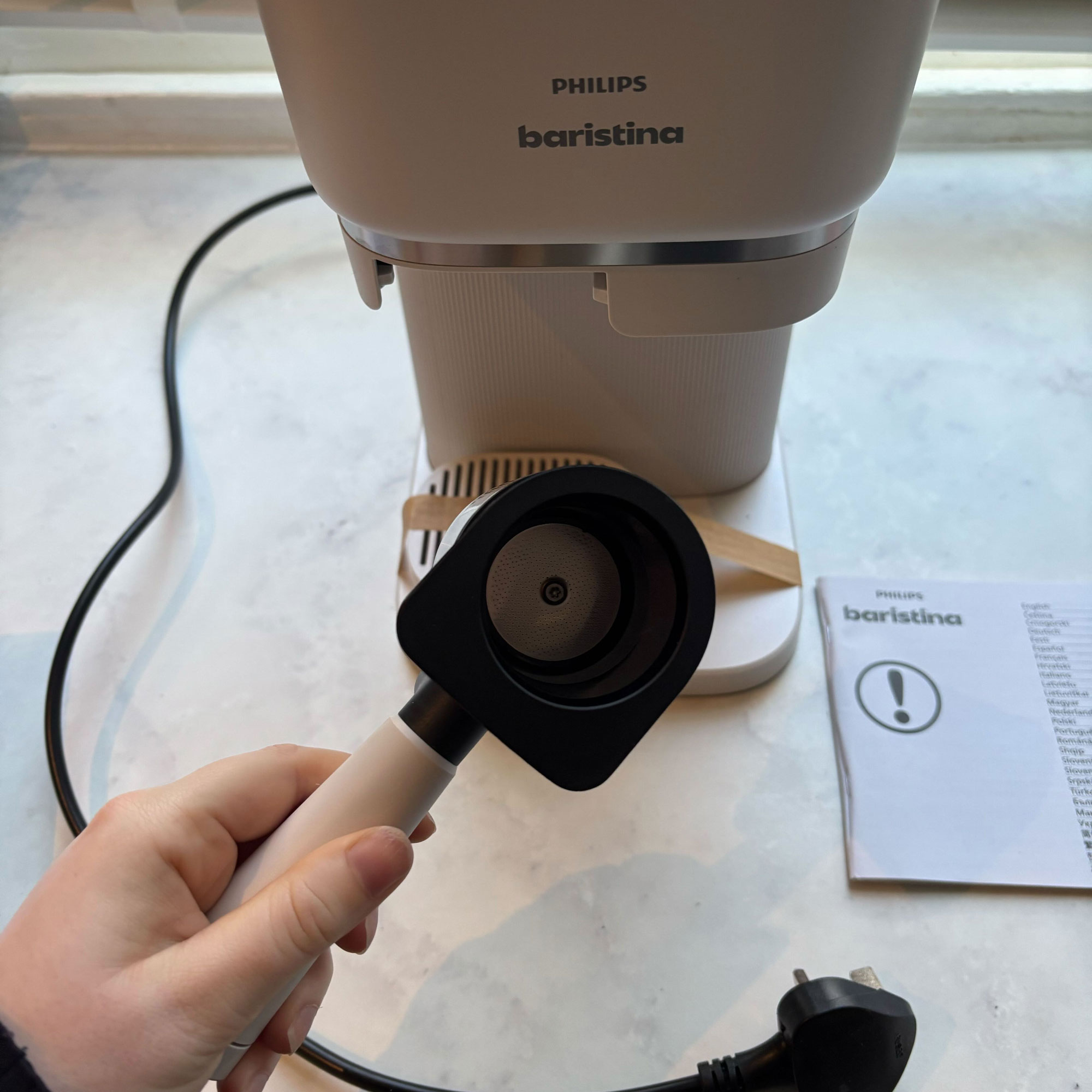 White Philips Baristina