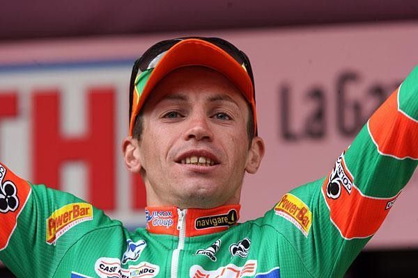 Emanuele Sella (CSF Group Navigare) enjoys the spotlight on the podium.
