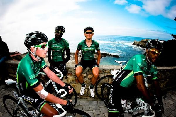 Team Europcar in Hermanus before the start