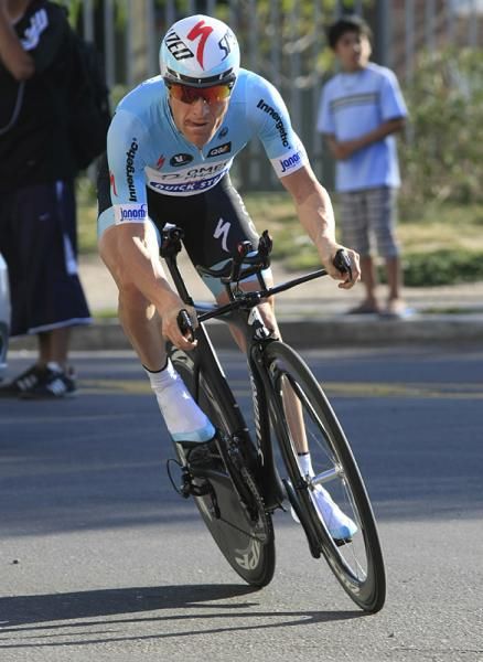 Levi Leipheimer concentrates in the Tour de San Luis time trial
