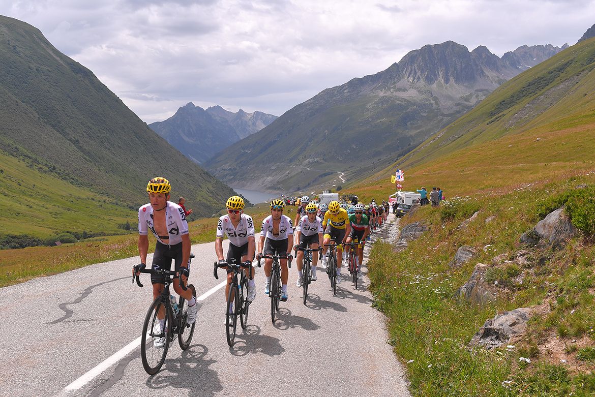 Team Sky leads the pack at the Tour de France