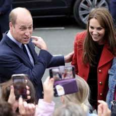 Catherine, Princess of Wales and Prince William, Prince of Wales arrive at St Thomas Church, which has been has been redeveloped to provide support to vulnerable people, during their visit to Wales on September 27, 2022 in Swansea, Wales.