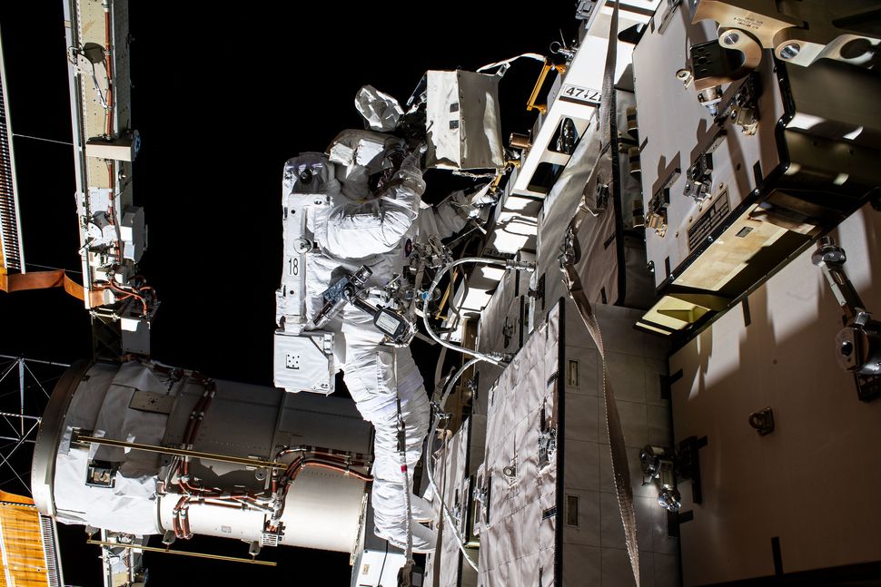 Going with a view? A spacewalk is the 'best view for a bathroom,' astronaut says