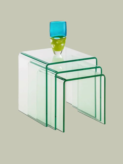Amalfi Bent Glass Nest of Tables
