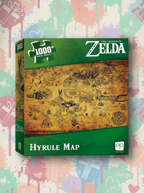 The Legend of Zelda Hyrule Map Jigsaw Puzzle