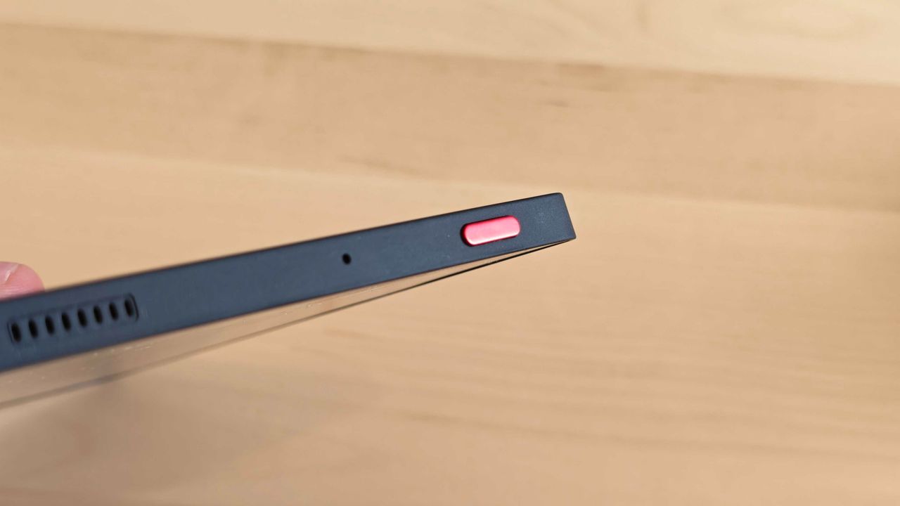 The Bigme B6 Color e-reader on a clean desk surface.