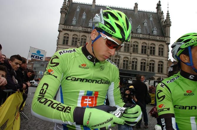 Peter Sagan (Cannondale) before the start