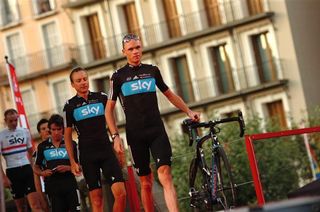 Chris Froome (Team Sky) is one of the pre-race favourites for the 2012 Vuelta