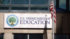 An office for the U.S. Department of Education is seen in Washington, D.C.