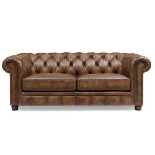 Shackleton Leather Chesterfield Sofa