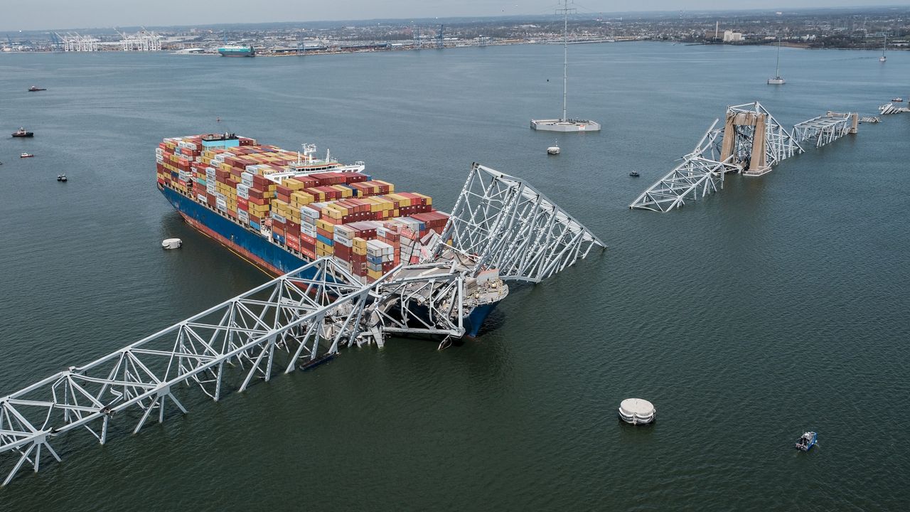 Baltimore&#039;s Francis Scott Key Bridge after collapse