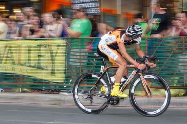 Jesse Anthony (Optum) gets away and checks to see who's coming.