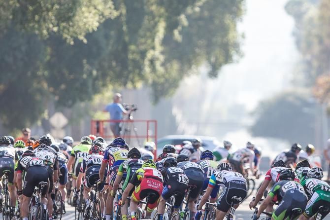 The peloton out of turn five.