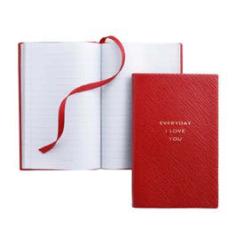 smythson notebook valentine