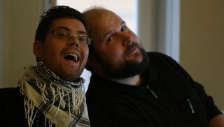 Jakob Porser (left) and Markus Persson, in 2010