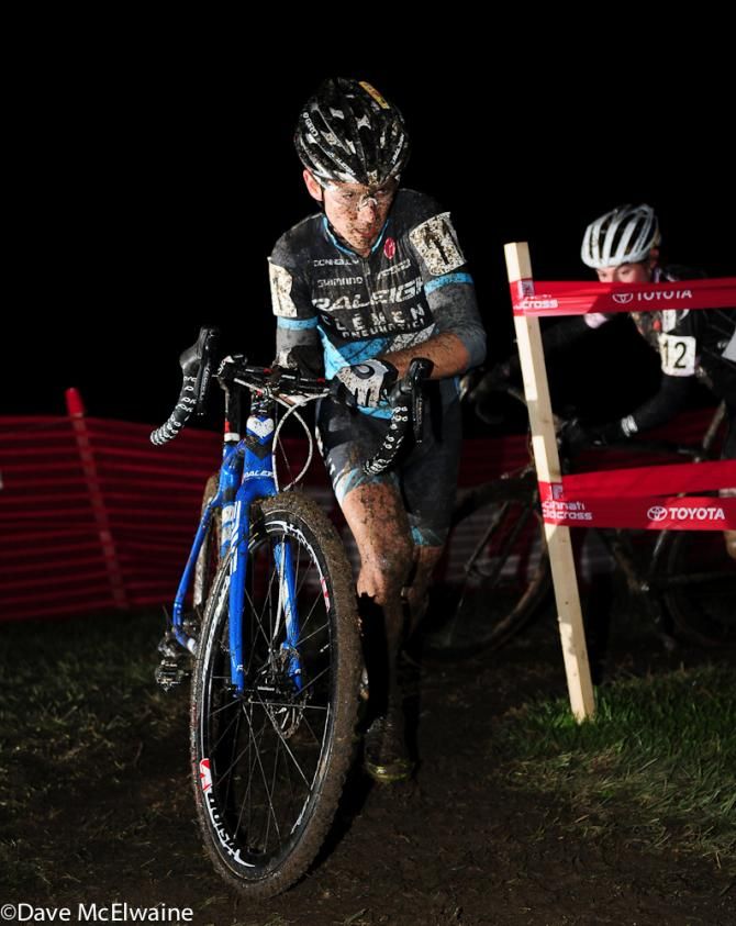 Allen Krughoff (Raleigh Clement) rounding the top of the run-up