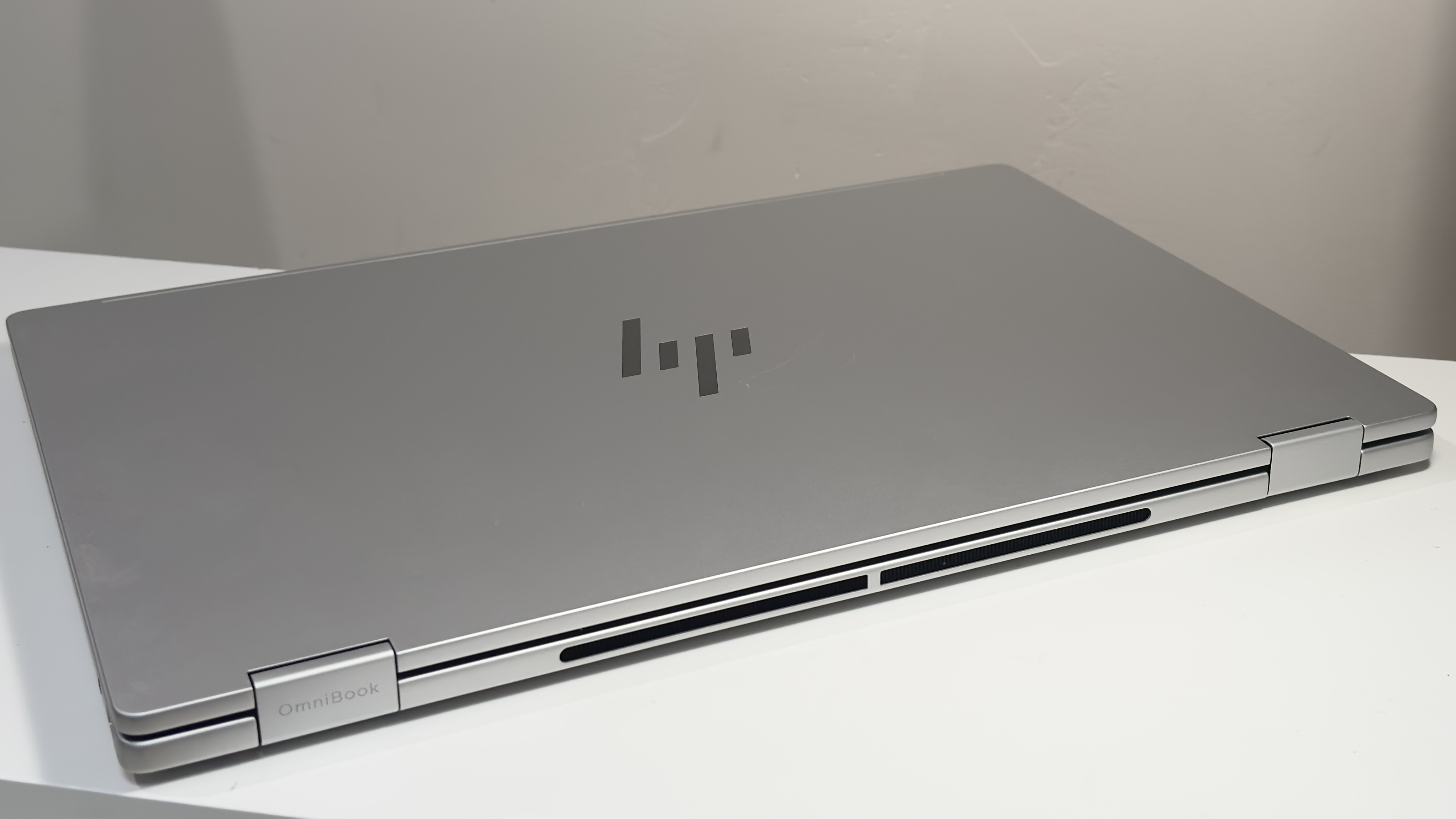 The HP OmniBook X Flip 16 on a desk