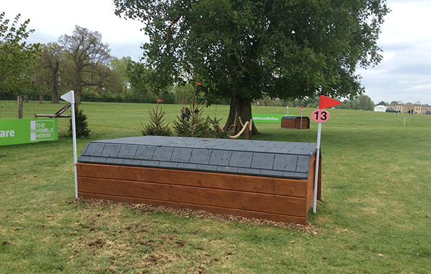 Fence 13 (fastest route to jump as corner on the left-hand side)