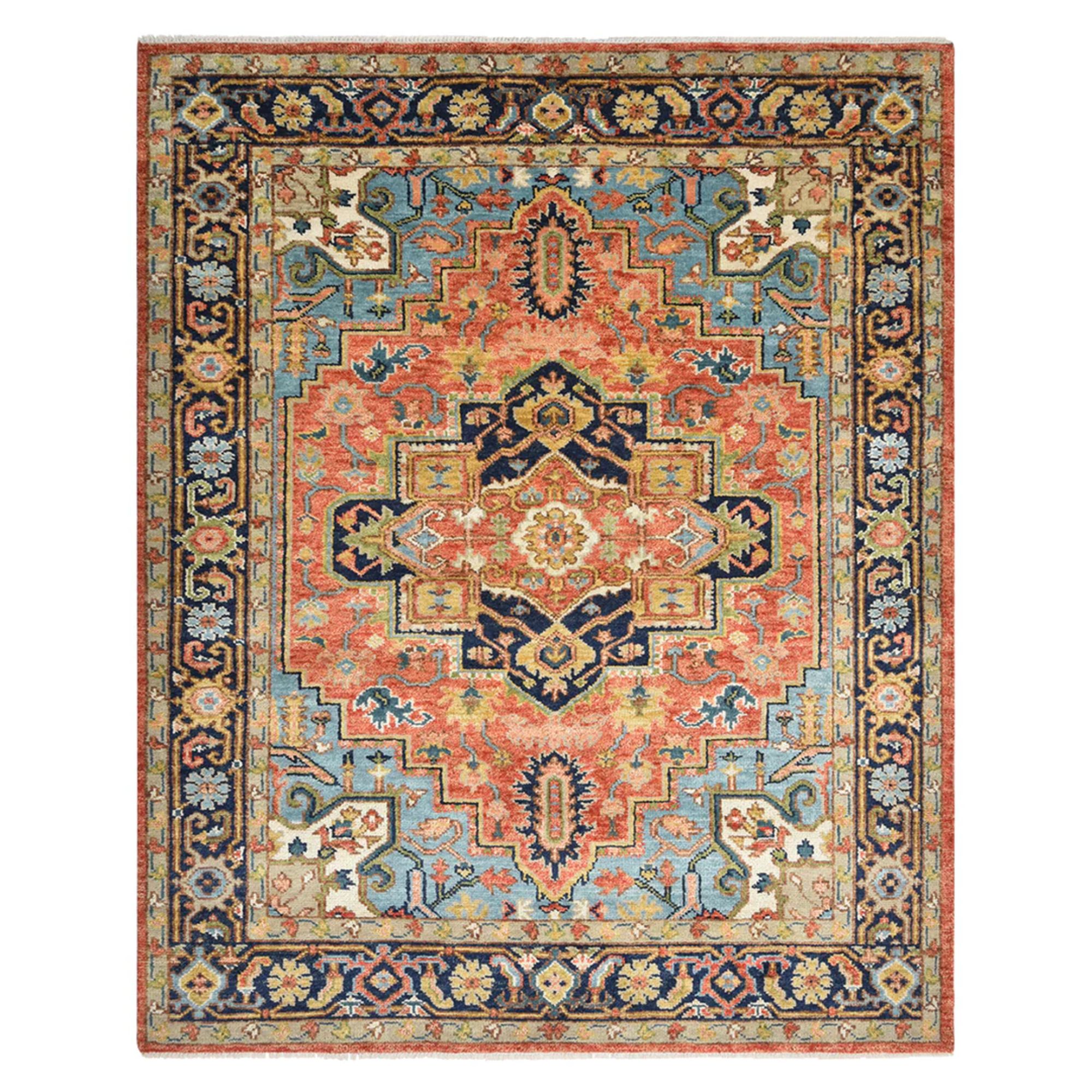 traditional Indian red rug 