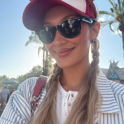 Bella Hadid takes the Salomon hiking sneakers trend to Disney World with sister Gigi Hadid