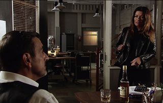 Carla Connor discovers Peter is selling his share of the factory to Nigel