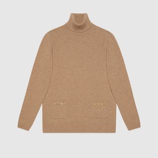 Cashmere Turtleneck With Double G