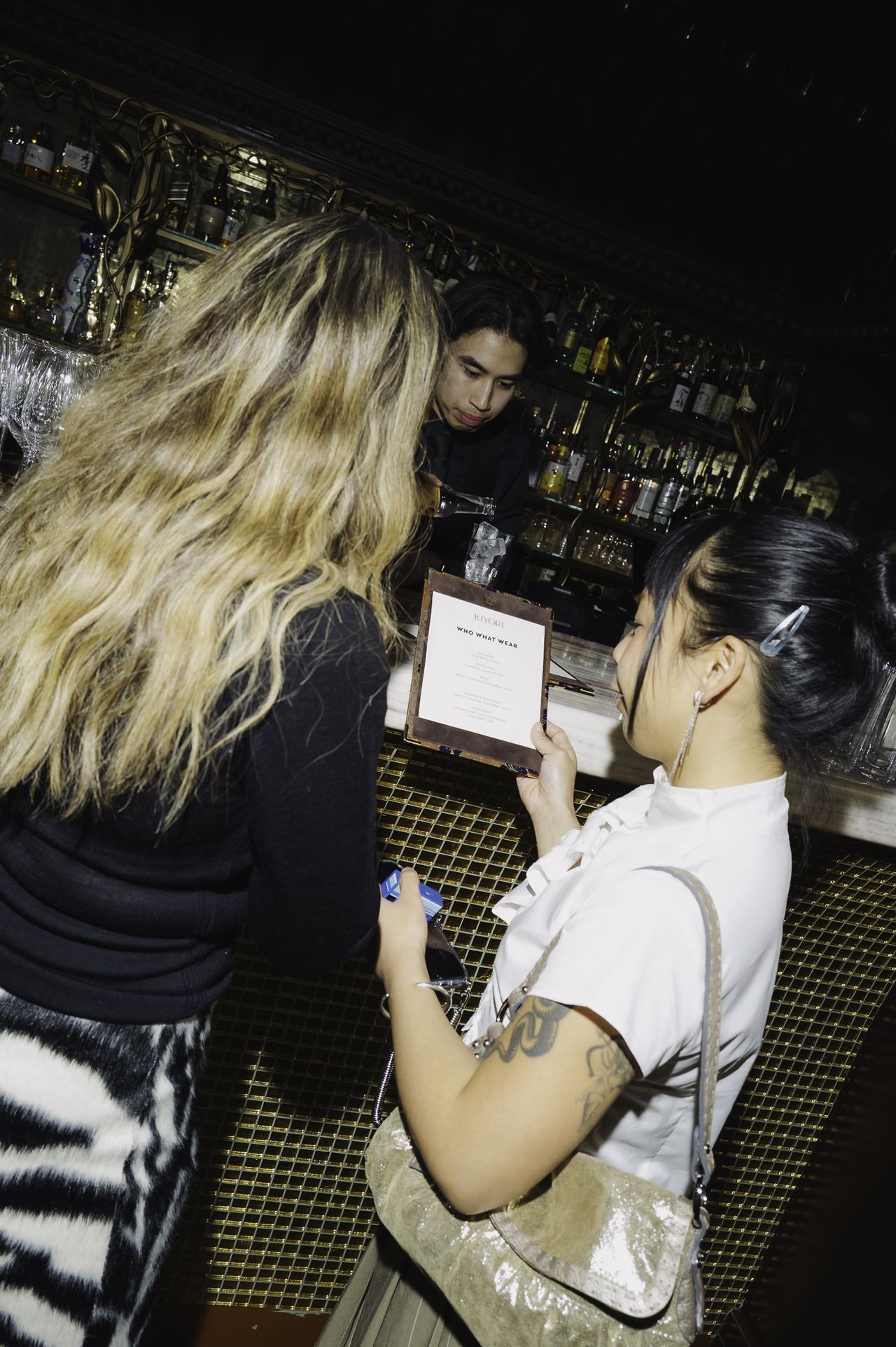 An image from Who What Wear UK's 10 year anniversary party, hosted at Kiyori Bar at Aki London on February 19, 2026 in London, England