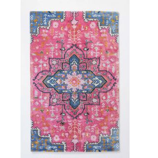 pink Moroccan style rug