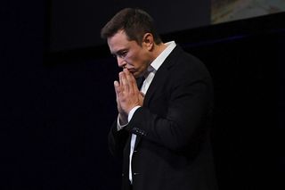 Elon Musk speaks at the International Astronautical Congress on Sept. 29, 2017 in Adelaide, Australia, where the Tesla and SpaceX CEO detailed the long-term technical challenges that need to be solved in order to support the creation of a permanent, self-