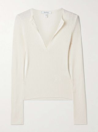 Urlo Ribbed Silk and Cashmere-Blend Sweater