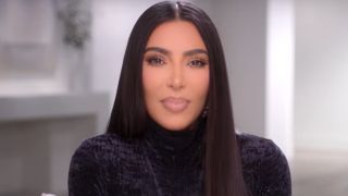 Kim Kardashian on The Kardashians.